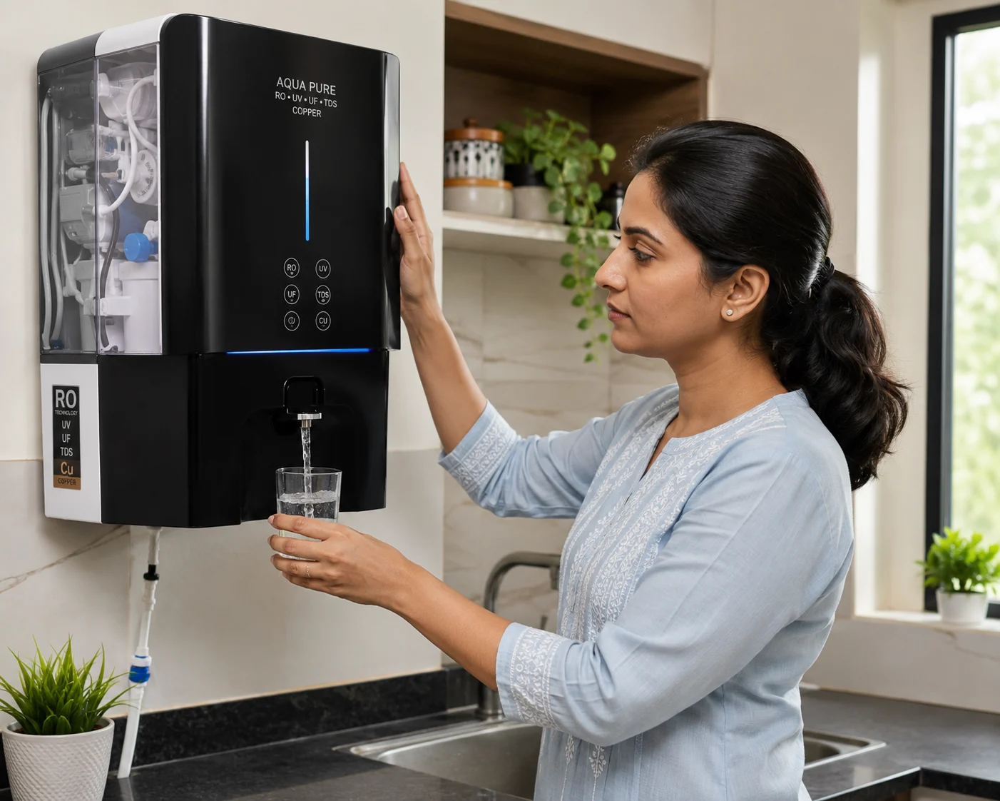 water purifier servicing signs