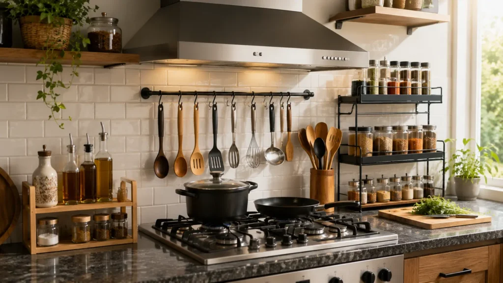zone-based kitchen organization method