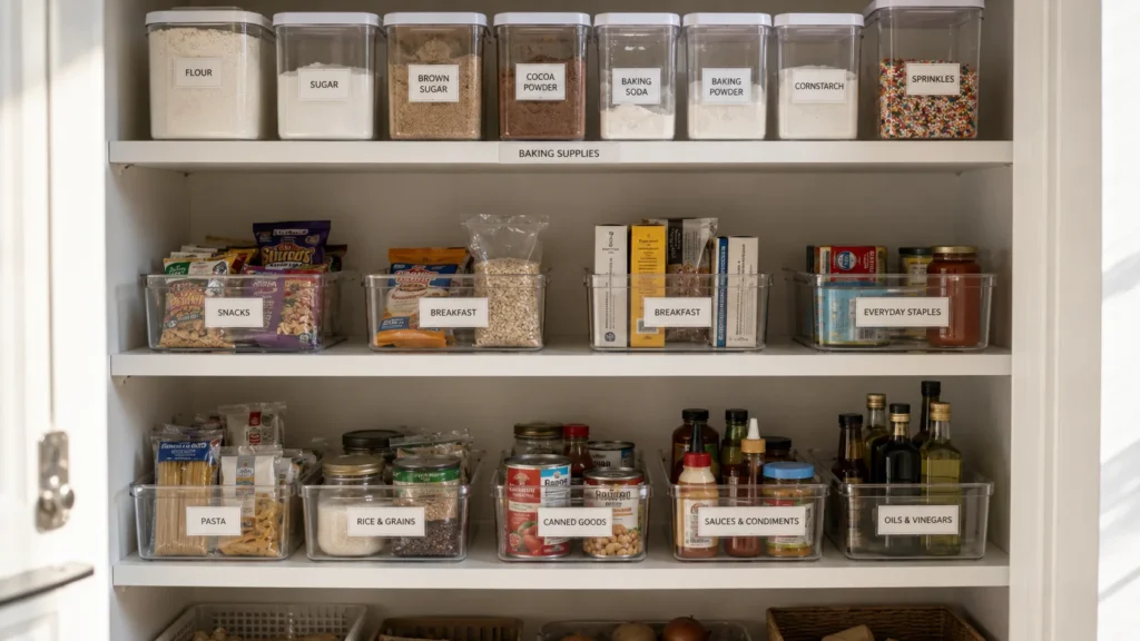 ADHD-friendly kitchen organization