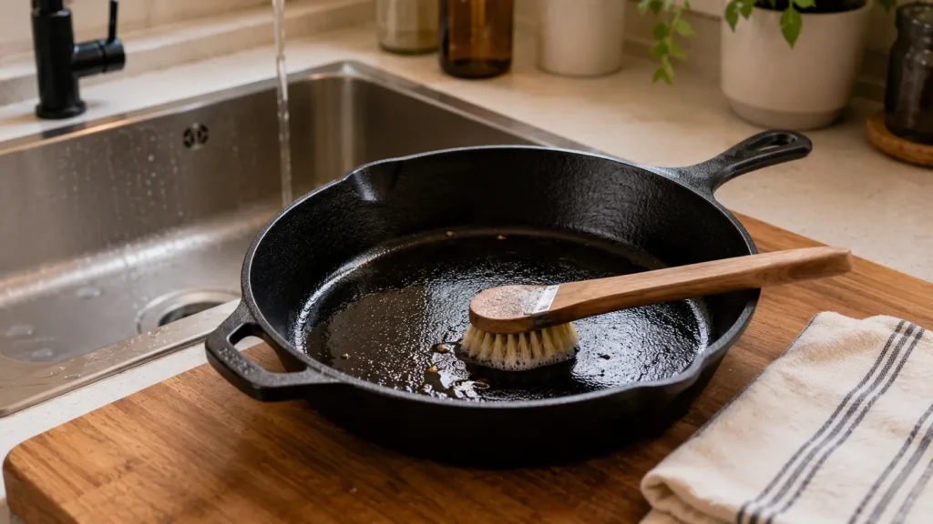 season and care for cast iron cookware