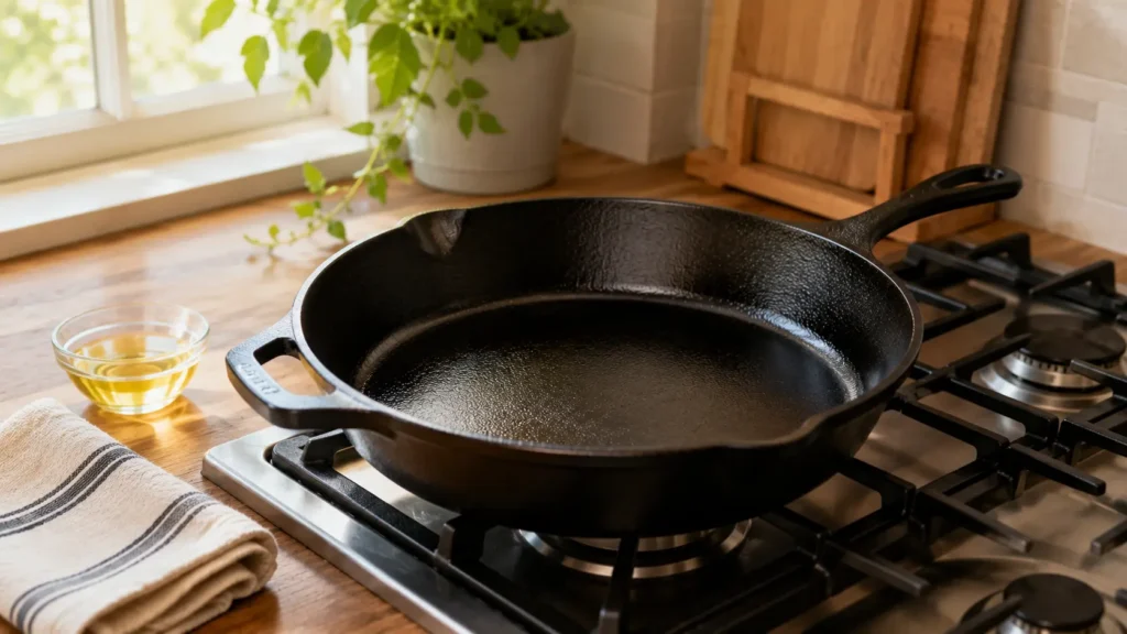 season and care for cast iron cookware