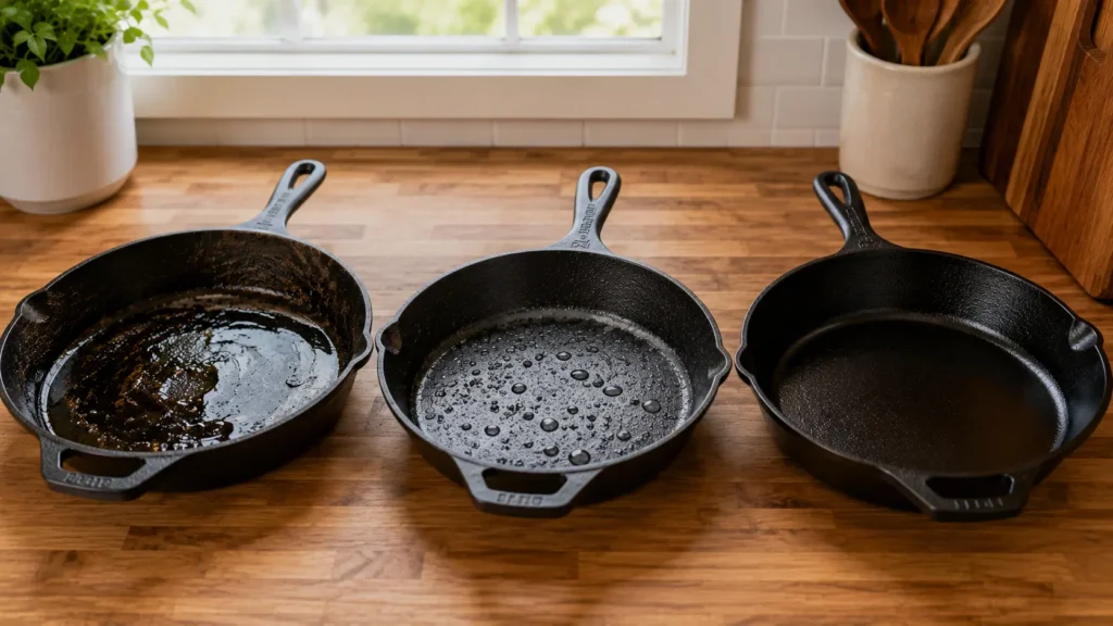 season and care for cast iron cookware