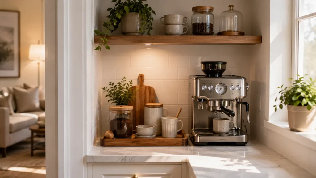 coffee station organization ideas
