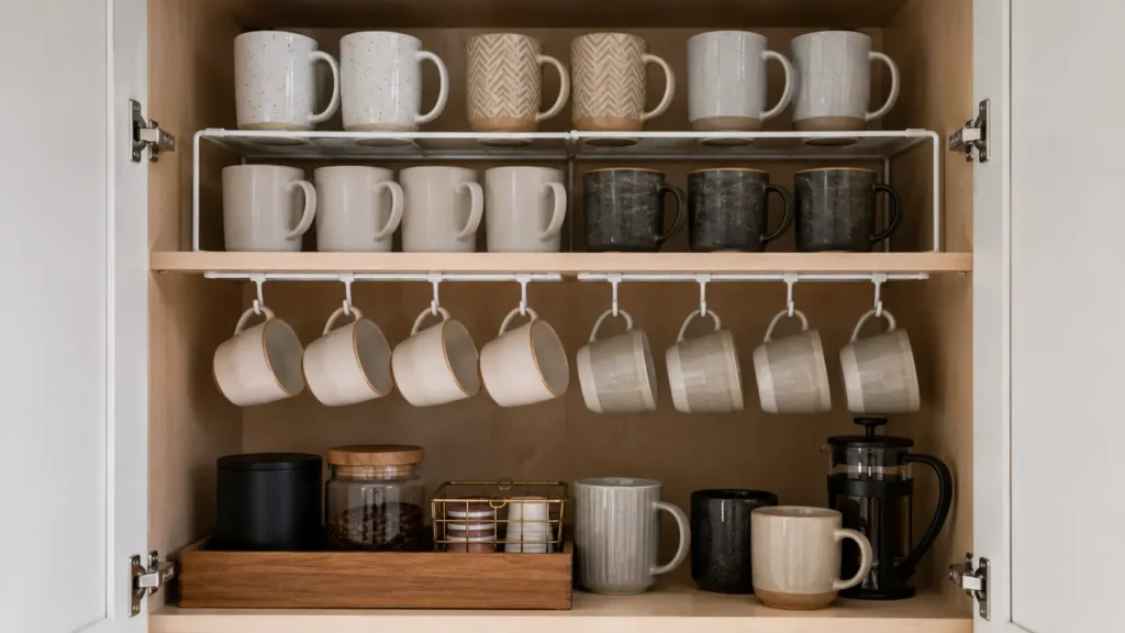 coffee station organization ideas