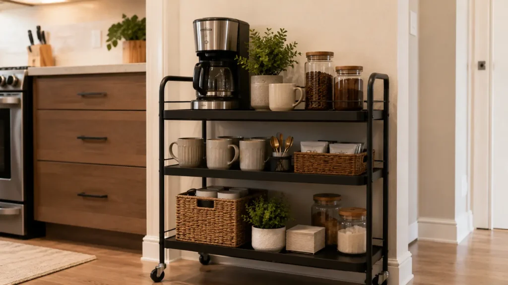coffee station organization ideas