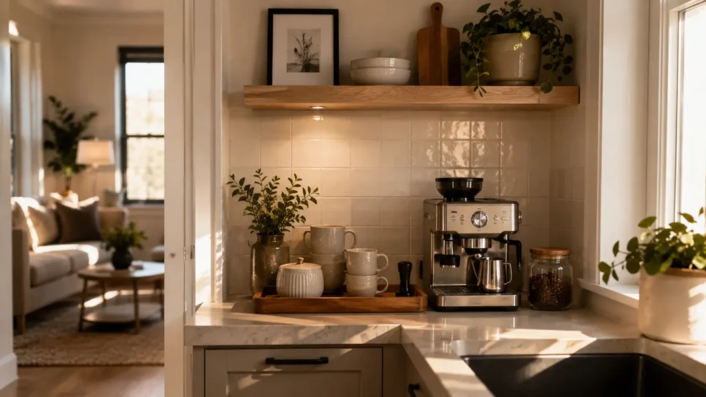 coffee station organization ideas
