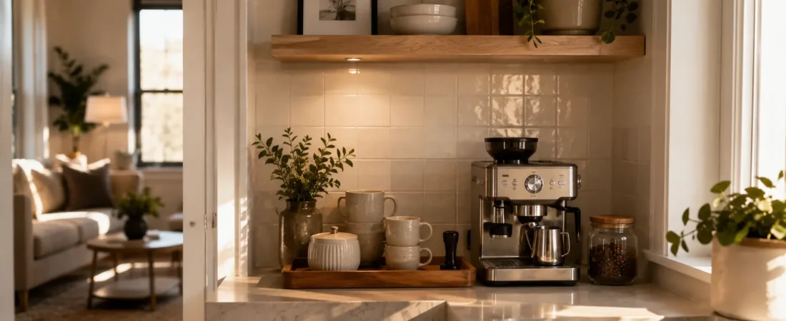 Coffee Station Organization Ideas for Small Kitchens: 15 Smart Space-Saving Tips