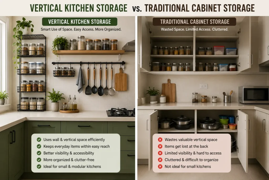 vertical kitchen storage ideas 2026