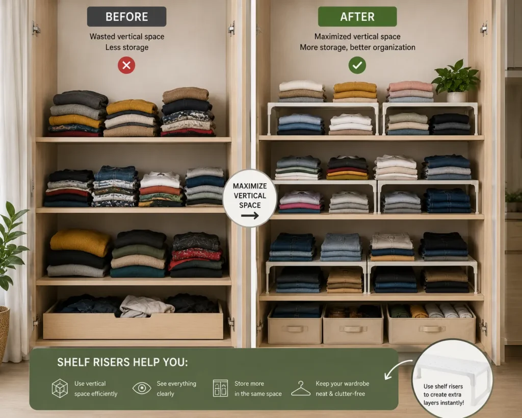 how to organize wardrobe with too many clothes