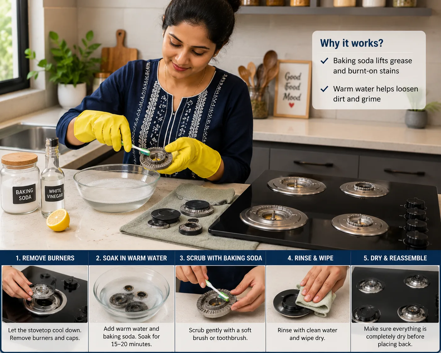 kitchen deep cleaning checklist