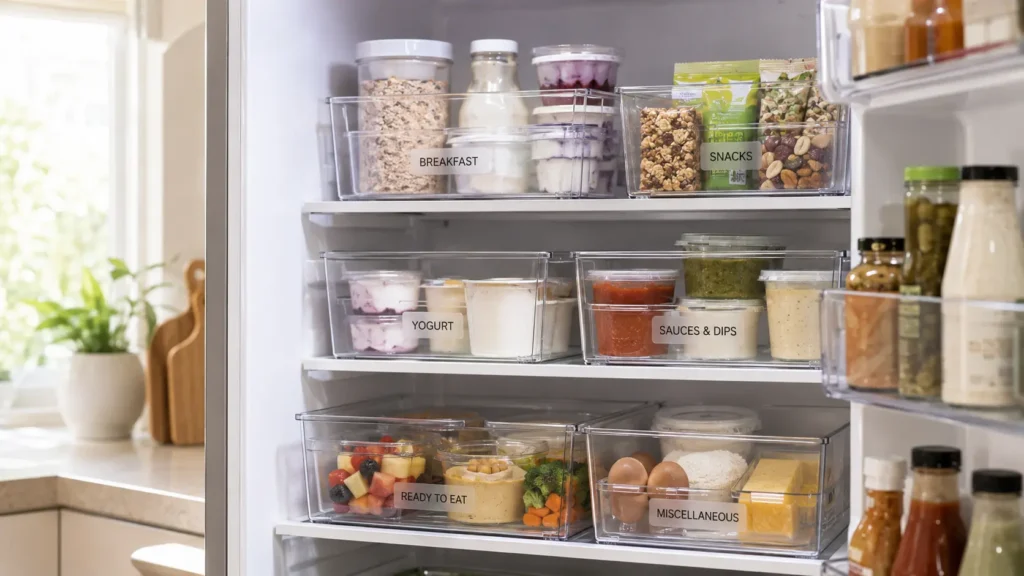 fridge organization ideas
