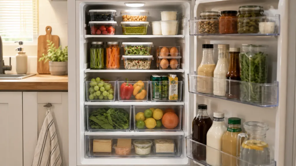 fridge organization ideas