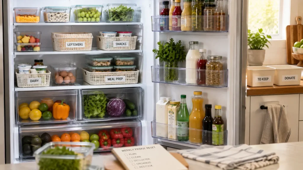 fridge organization ideas