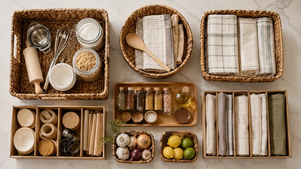 how to organize kitchen for holiday hosting