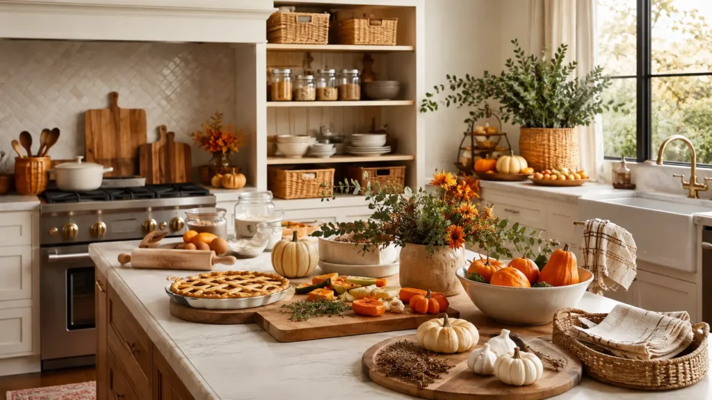 how to organize kitchen for holiday hosting