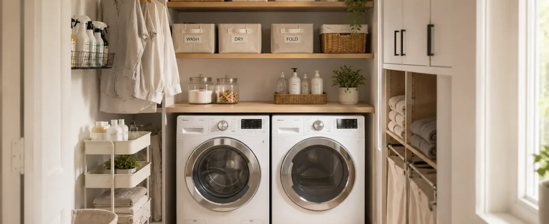 Small Space Laundry Room Organization Ideas That Actually Work