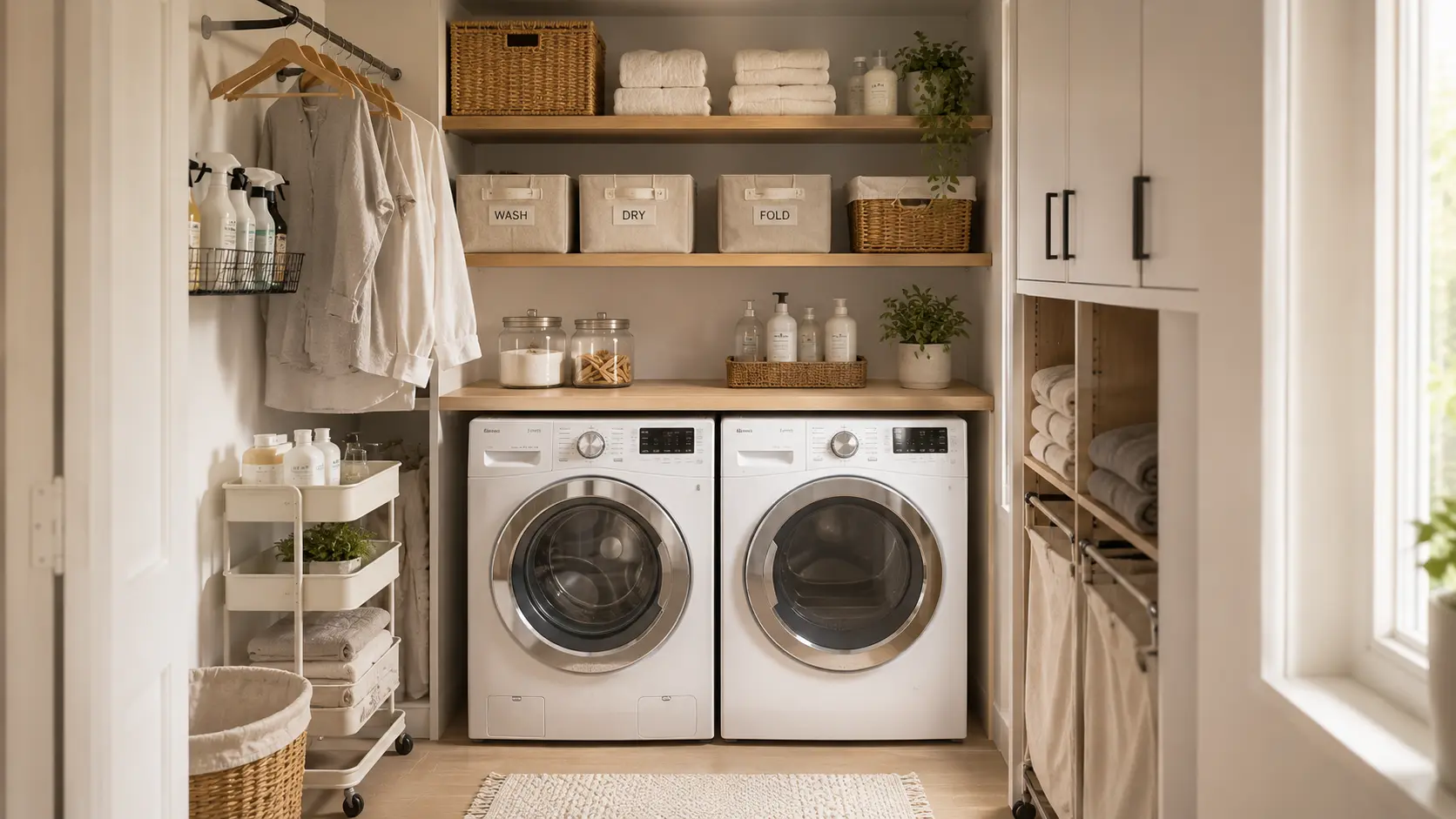 Small Space Laundry Room Organization Ideas That Actually Work