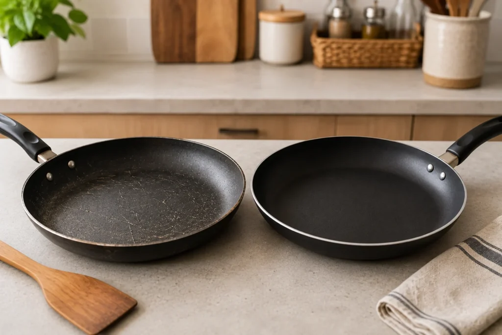 non-stick cookware needs to be replaced