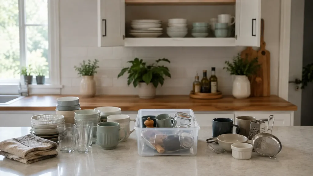 how to declutter your kitchen without overwhelm