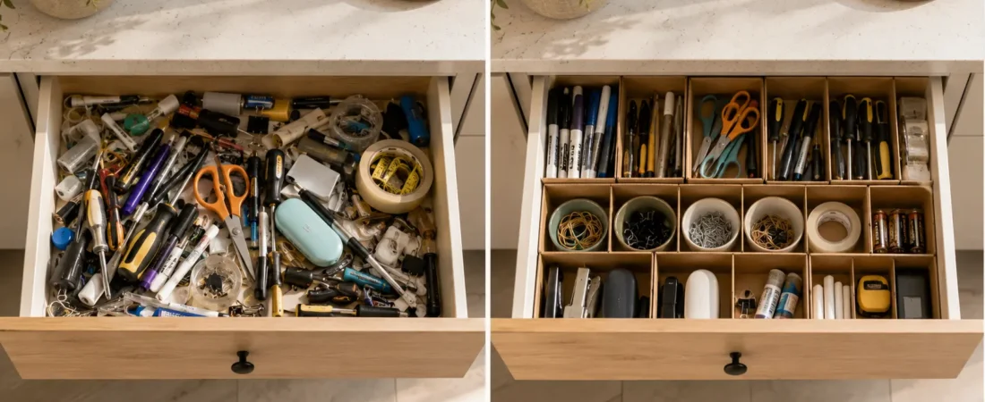 How to Organize a Kitchen Junk Drawer: Easy Step-by-Step Guide